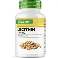 Vit4ever Lecithine 1200 mg - 300 Softgels - Premium: Met fosfatiden - Non-GMO Soja Lecithine - Hoge Dosis - Premium Kwaliteit