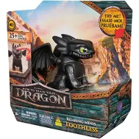 Hoe Tem je een Draak mini Tandloos - Actie figuur How to Train Your Dragon Toothless Roaring Mini Interactieve Draak met 25 Geluiden