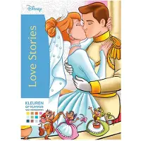 Deltas Disney Love stories Kleuren op nummer voor volwassenen