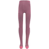 Ewers Maillot Kindermaat - Lila & Roze met Eenhoorn - Lurex roze/goudkleurige streep-134/146