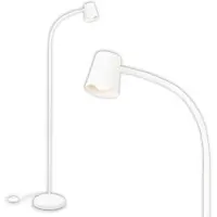 Briloner Vloerlamp Skriva, wit / opaal, Woon-/ Eetkamer, metaal, Modern, vloerlamp