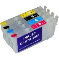 Inktmedia GESCHIKT EPSON NAVULBARE 405XL INKTPATRONEN MET 1x time CHIP