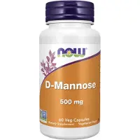 Now , D-Mannose, 1.500 mg, 60 Vegan Capsules (500 mg per Capsule)