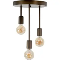 Eglo Wilmcote Plafondlamp - E27 - Ø 28 cm - Brons