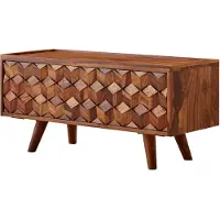 Wohnling Tv-meubel TV- sheeshamhout 92 cm breed