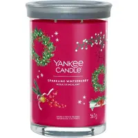 Yankee candle - Sparkling Winterberry Large Tumbler Geurkaars - 100 branduren - twee lonten