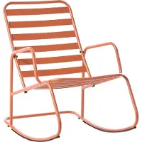 Beliani TURI - Schommelstoel - Oranje - Aluminium