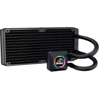 Akasa Venom R20. Kleur van het product: Zwart. Ventilator diameter: 12 cm, Radiator breedte: 27,2 cm, Radiator diepte: 12 cm