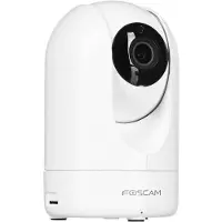 Foscam R4M veiligheidscamera, cube-vormige IP-beveiligingscamera voor binnen, 2560 x 1440 pixels, geschikt voor op een tafel of bank