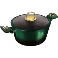 Berlinger Haus 6059 - Braadpan met titanium coating - 28 cm - met deksel - Emerald Collection