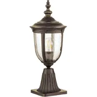 Elstead Lighting Mini LED Tuin Pilaar Cleveland | 1X E27 Max 60W | IP44 (Outdoor) | Weathered Bronze