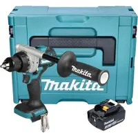 Makita DDF 492 T1J accuboormachine 18 V 141 Nm borstelloos + 1x accu 5,0 Ah + Makpac - zonder oplader