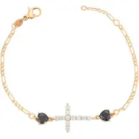 NAEMI Armband goud / zwart