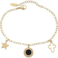 NAEMI Armband goud / zwart