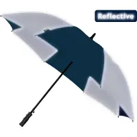 Falcone - Paraplu - Ø 120 cm - Automaat - Reflecterend Blauw/Zilver