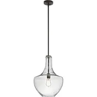 Kichler LED Hanglamp Everly | 1X E27 Max 60W | Dimbaar | Olde Bronze