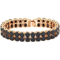 Gaya Armband goud / zwart