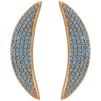 NAEMI Oorbellen turquoise / goud