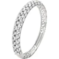 Faina Armband zilver / transparant