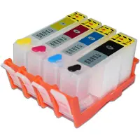 Inktmedia Geschikt Hp 364XL serie Navulbare cartridges (met ARC chip) van