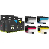 Inktmedia GESCHIKT SET BROTHER LC-426 XL LC-426 INKT CARTRIDGE ZWART CYAAN MAGENTA EN GEEL HOGE CAPACITEIT VAN