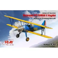 ICM Modelbouwpakket Militaire voertuigen - 32050 Stearman PT-17/N2S-3 Kaydet - American Training Aircraft Plastic - 1:32 - Modelbouw