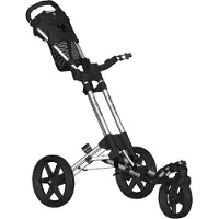 Fastfold Flex 360 3 Wheel Trolley White Black