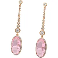 NAEMI Oorbellen goud / rosa
