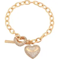 Gaya Armband rose-goud / transparant