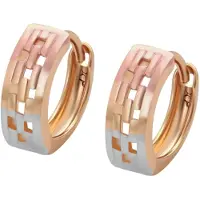 Gaya Oorbellen goud / rose-goud / zilver