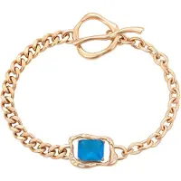 NAEMI Armband turquoise / rose-goud