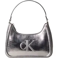 Calvin Klein Schoudertas zilver