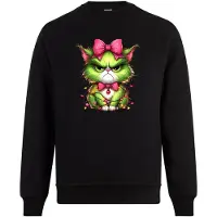 B&C Crinch kat trui - kersttrui - foute kersttrui - Unisex - Kerst - Gamen - Christmas - Feestdagen - Grappige trui - Kerstman - Foute kerst - Maat M