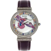 Bertha Emily Moeder-van-Parels Leren Horloge