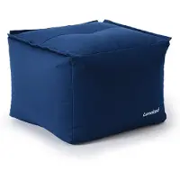 Lumaland Modular Zitzak vierkante poef modulaire zitmeubelen donkerblauw | 54*54*40 | 110l