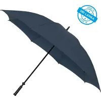 Falcone - XXL Storm Paraplu - Ø 140 cm - Windproof - Marine Blauw