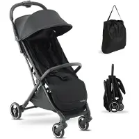 Mooiys Axel Buggy - Lichtgewicht Compacte Reisbuggy met Tas - Zwart