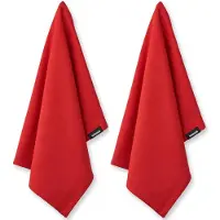 Humdakin Theedoek Organic Rushing Red (Set van 2)
