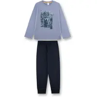 Sanetta Nachtkledij marine / duifblauw / grijs