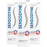 Sensodyne 3x Tandpasta Gevoeligheid & Tandvlees Original 75 ml