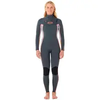 Rip Curl Dawn Patrol Pro 3/2 Mm Dames Wetsuit Van Neopreen Met Lange Mouwen En Rits Op De Borst