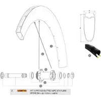 Mavic Comete Pro Carbon Sl Disc Tdf Linker Spaken 12 Eenheden