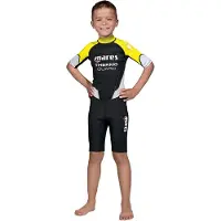Mares Thermo Guard 0.5 Mm Junior Short Sleeve Shorty Zwart 2XS Kinderen
