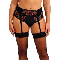 Fantasie Jarretelle Magdalena | Maat: L | Kleur: Zwart