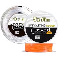 Asari 15 M Taps Toelopende Onderlijn Transparant 0.20-0.57 mm