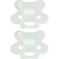 Difrax Dental Fopspeen - 18+ Maanden - Glow in the Dark - 2 st. unisex