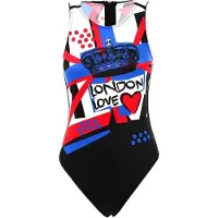 Turbo London Love 89557 Swimsuit Zwart L Vrouw