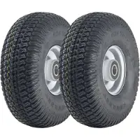 Parnells 11x4.00-4 Grasbanden voor grasmaaiers & stalen velg P332 20 mm lagers 145 kg (set van 2)