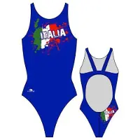 Turbo Italy 2012 Swimsuit Blauw M Vrouw