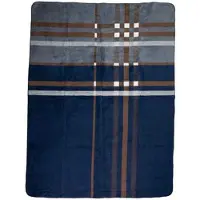 Mars & More Plaid Grote ruit blauw bruin xl 150x200cm